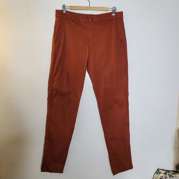 Lululemon ABC Commission Pants Size 32 Terracotta Slim Fit 4-Way Stretch LM5700S - Picture 1 of 11